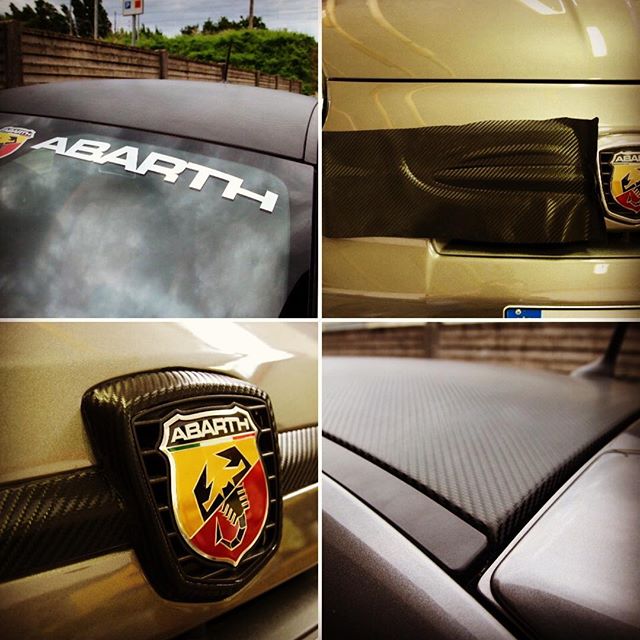#carwrapping #wrap #tunning #graphicdesign #fiat500 #abarth #abarth500 #carbonio