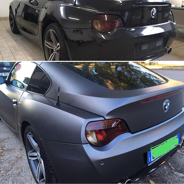 Super matt Grey on #bmwz4 #carwrap #carwrapping #wrapping #tunning #cars #graphicdesign #bmw #personalizzato