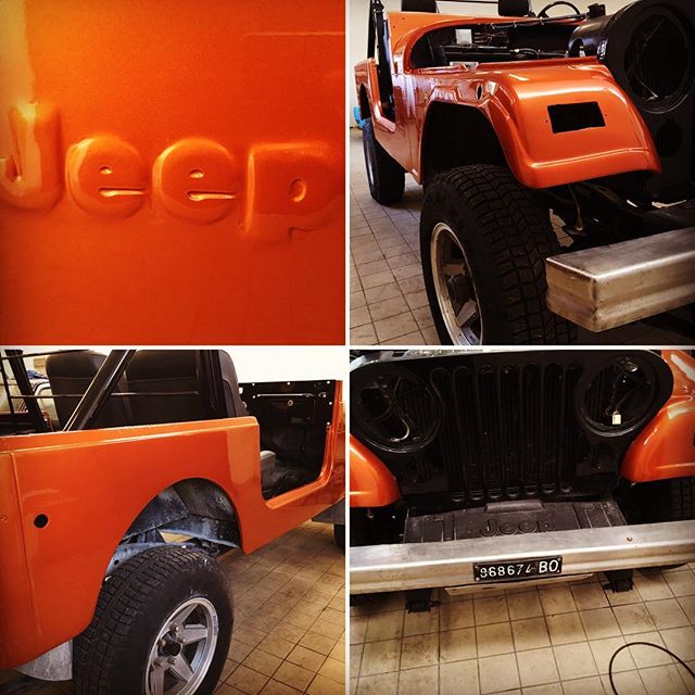 Mango tango orange for my Jeep by pedrocode #jeep #jeeplife #jeepwrangler #orange #paint #car #cartuning #offroad #4x4 #colours